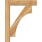 Ekena Millwork Westlake Block Rough Sawn Bracket w/ Offset Brace, Western Red Cedar, 6"W x 26"D x 34"H BKT0604X26X34WTL05RWR - alternate 4